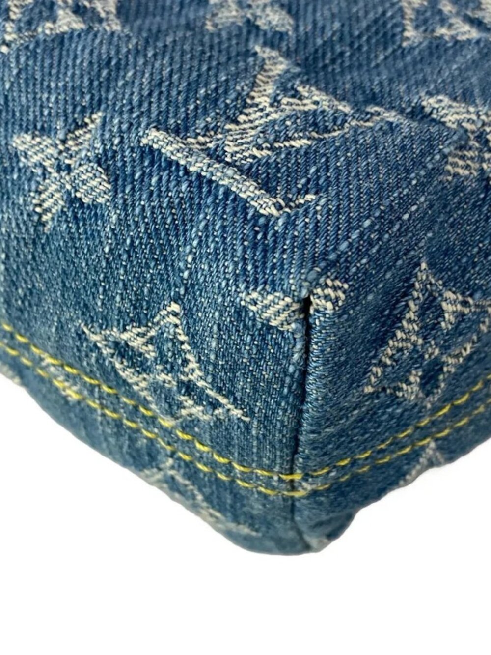 LOUIS VUITTON Pochette Hills M82949 Blue Denim Monogram Denim RFID confirmed - Picture 4 of 16